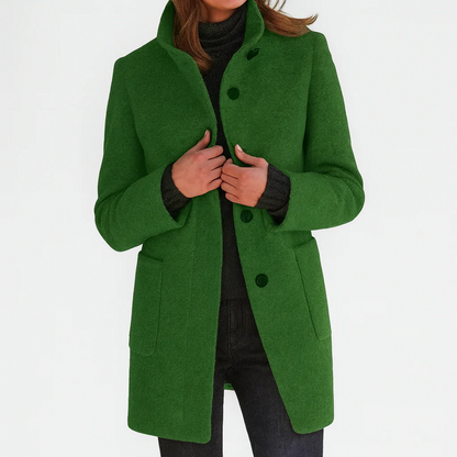 Victoria | Warm, Elegant Coat with a Cosy High Collar