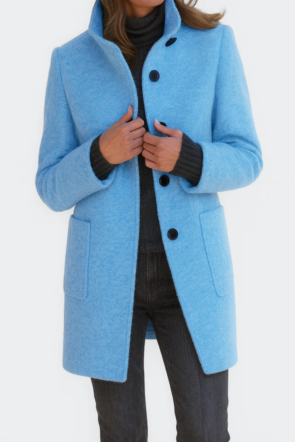 Victoria | Warm, Elegant Coat with a Cosy High Collar