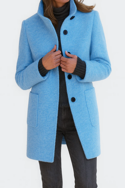 Victoria | Warm, Elegant Coat with a Cosy High Collar