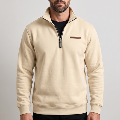 Lincoln™ | Men's Fleece Lined Pullover Sweatshirt – Relaxed Everyday Mens Jumper