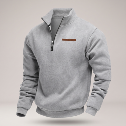 Lincoln™ | Men's Fleece Lined Pullover Sweatshirt – Relaxed Everyday Mens Jumper