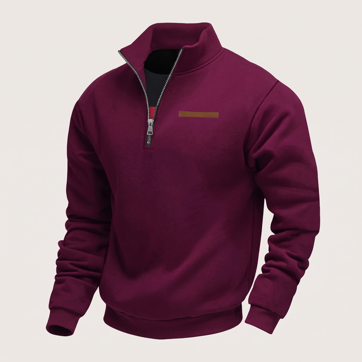 Lincoln™ | Men's Fleece Lined Pullover Sweatshirt – Relaxed Everyday Mens Jumper