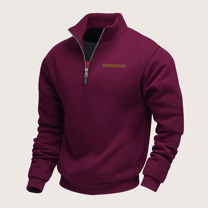Lincoln™ | Men's Fleece Lined Pullover Sweatshirt – Relaxed Everyday Mens Jumper