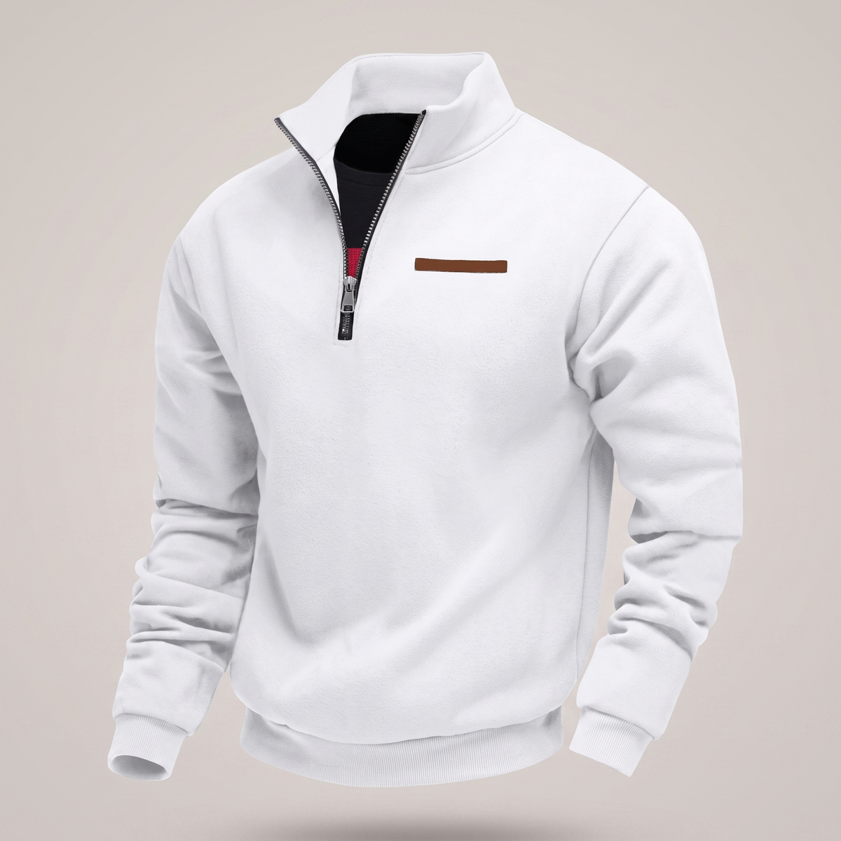 Lincoln™ | Men's Fleece Lined Pullover Sweatshirt – Relaxed Everyday Mens Jumper