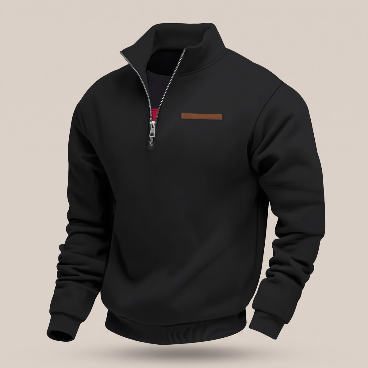 Lincoln™ | Men's Fleece Lined Pullover Sweatshirt – Relaxed Everyday Mens Jumper