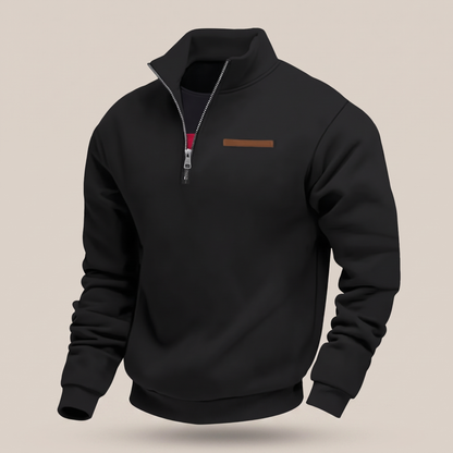 Lincoln™ | Men's Fleece Lined Pullover Sweatshirt – Relaxed Everyday Mens Jumper