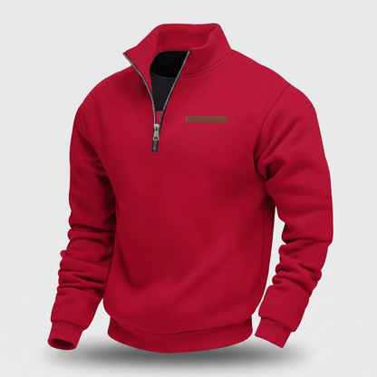 Lincoln™ | Men's Fleece Lined Pullover Sweatshirt – Relaxed Everyday Mens Jumper