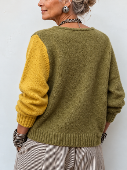 Sheila™ | Cozy Asymmetrical Knit Sweater