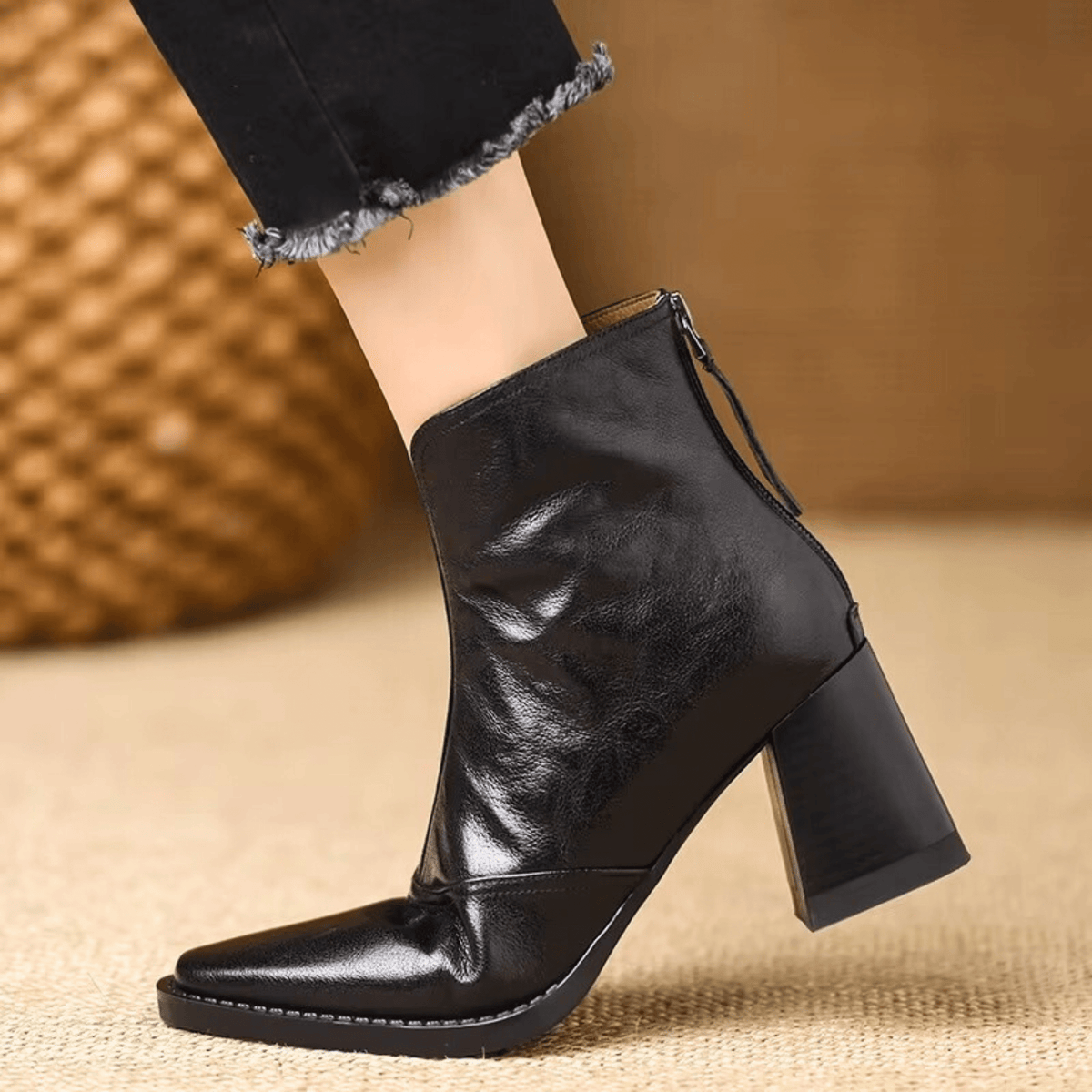 Jean™ | Classic Women’s Leather Ankle Boots