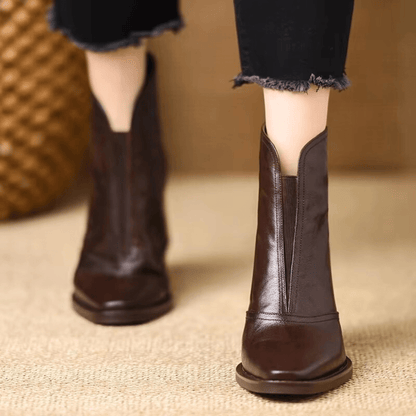 Jean™ | Classic Women’s Leather Ankle Boots
