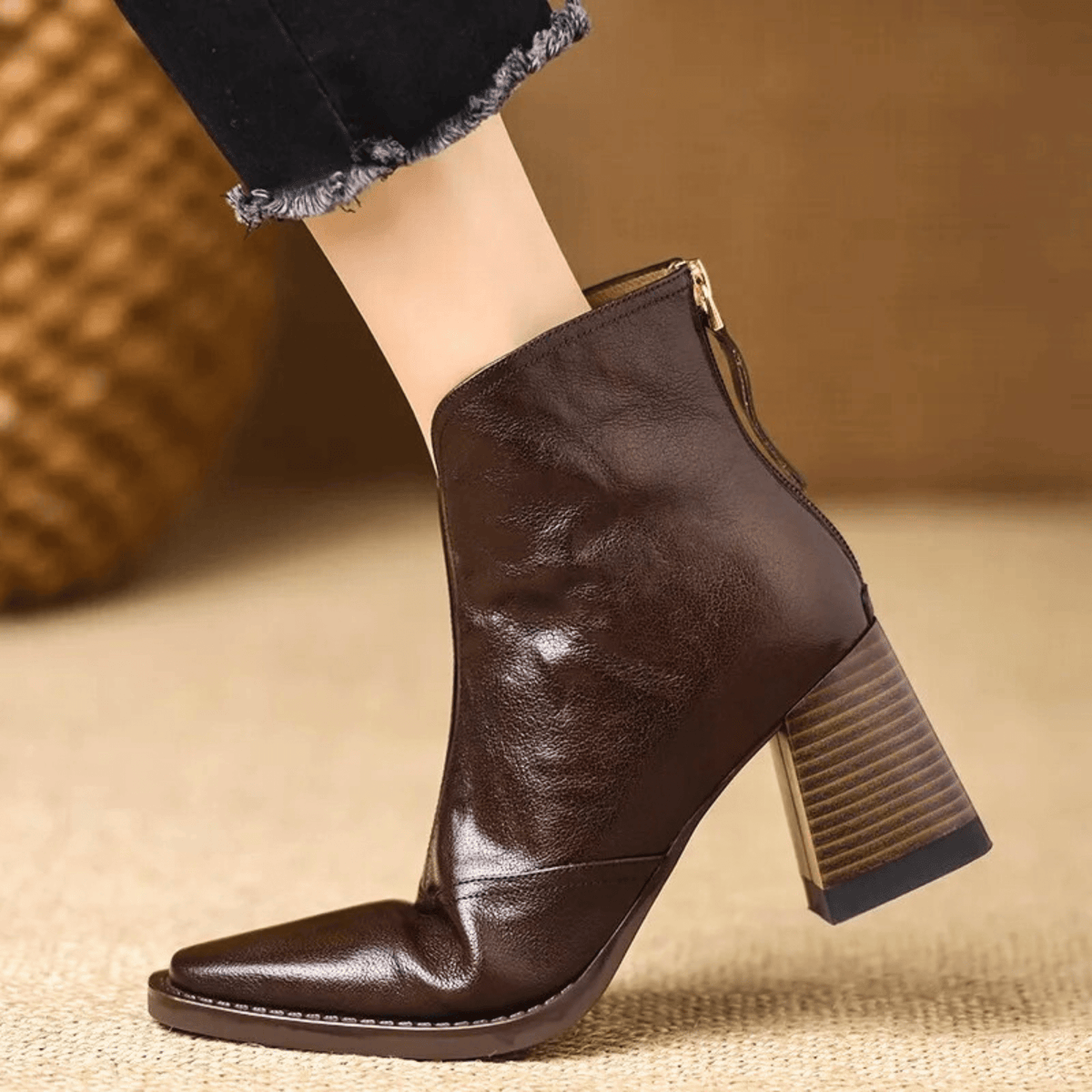 Jean™ | Classic Women’s Leather Ankle Boots