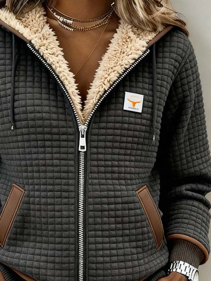 Marden™ | Leslie Women's Quilted Sherpa-Lined Jacket