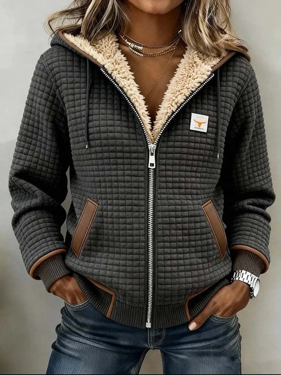 Marden™ | Leslie Women's Quilted Sherpa-Lined Jacket